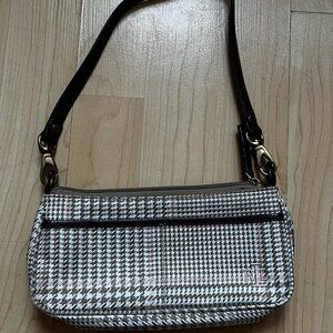 Y2K Ralph Lauren Houndstooth Shoulder Bag